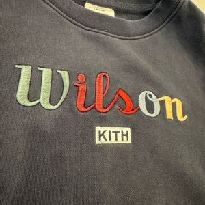 KITH x WILSON authentic youth sweatshirt